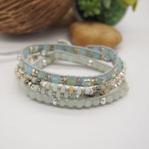 Tündéri Ölelés Amazonit Karkötő