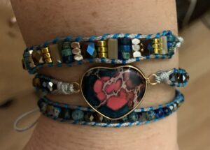 Click to view full screen Blue Love Jáspis Karkötő photo review